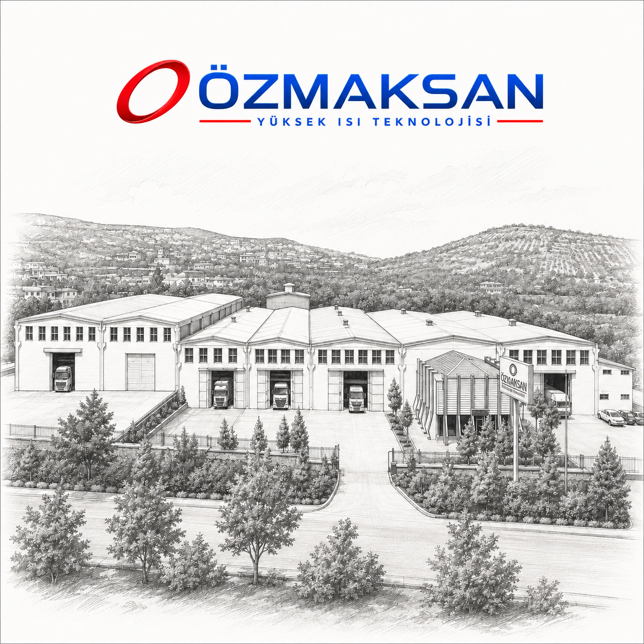 Özmaksan modern fabrika binası